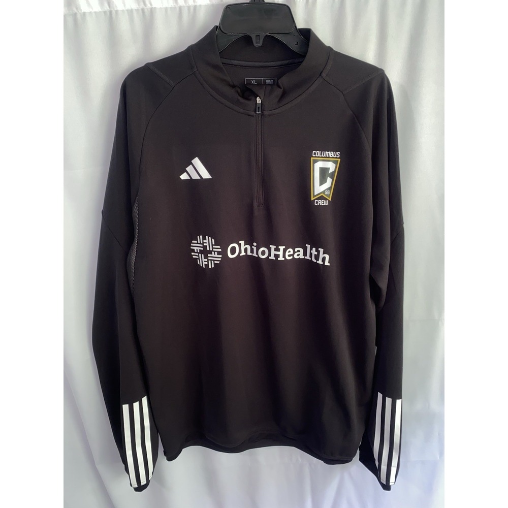 Adidas Columbus Crew MLS Soccer 1/4 Zip Pullover Jacket Mens XL